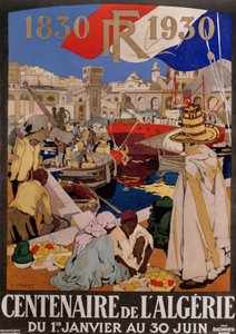 アルジェリアの100周年（1830〜1930年）の広告、1930年